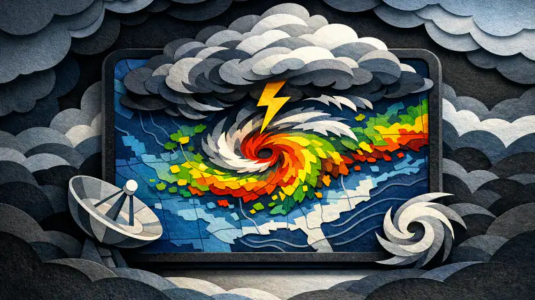 Mastering Weather Tracking with Weather & Radar's Storm Radar icon