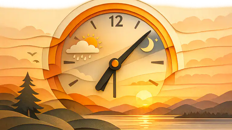 Transparent Clock and Weather: A Minimalist's Dream App icon